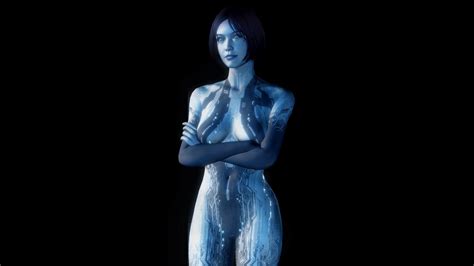 Cortana Halo Video Game Characters Boobs Arms Crossed Halo Halo