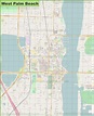 Large detailed map of West Palm Beach - Ontheworldmap.com