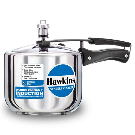 Buy Hawkins Stainless Steel Induction Compatible Pressure Cooker Tall
