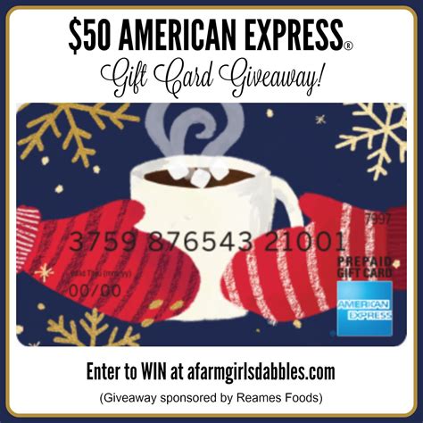 Maybe you would like to learn more about one of these? $50 American Express Gift Card Giveaway • a farmgirl's dabbles | American express gift card ...