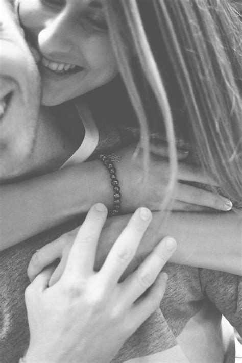 Couples Couple Photo Engagement Picture Black And White Close Up Laughter Couple Pictures