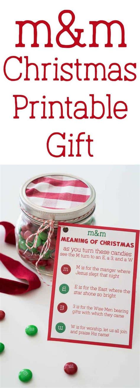 M&m christmas poem (includes free printable). M&M Christmas Poem Printable & Gift | True Meaning of ...