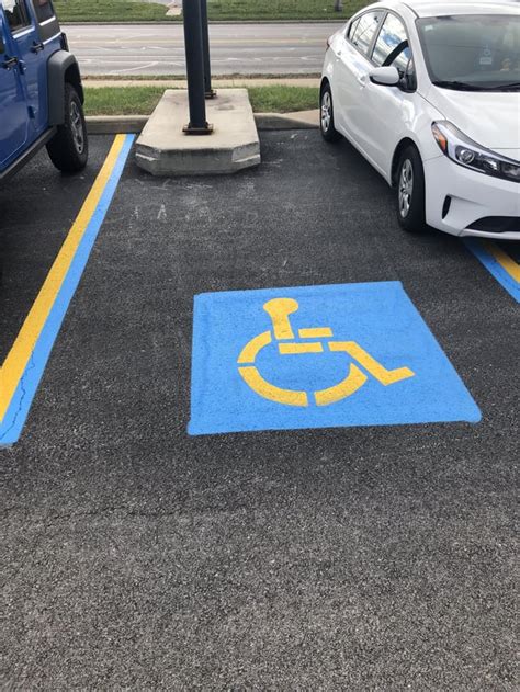 This Handicap Parking Spot Has Some Concrete In The Way Of It R