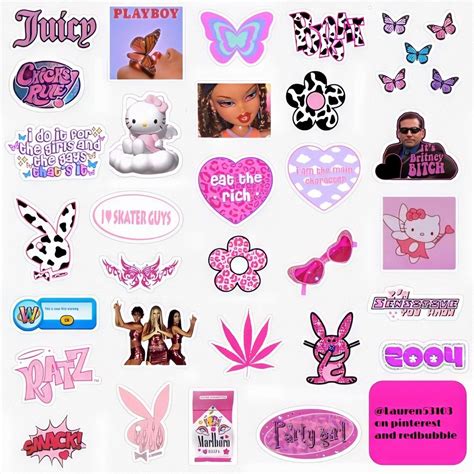 Pin By Lida On картиночки Y2k Stickers Scrapbook Stickers Printable