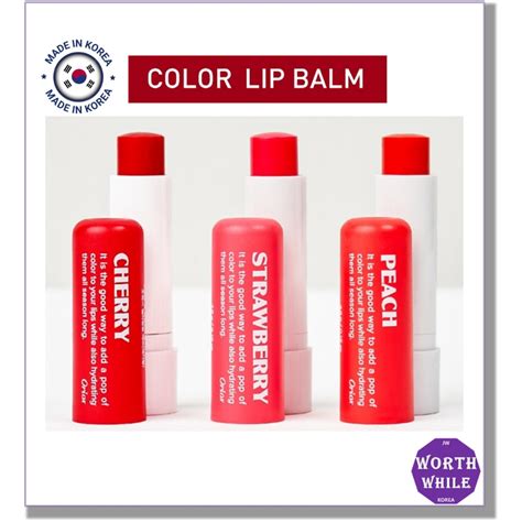 Daiso Korea X Oriox Color Lip Balm 3 Colors Made In Korea Shopee