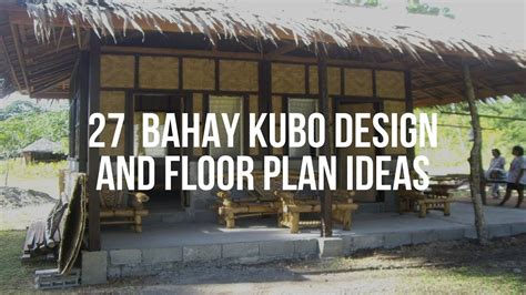 Modern Bahay Kubo Floor Plan Floorplans Click