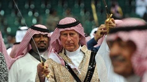 Prince Charles Takes Part In Saudi Arabian Sword Dance Bbc News
