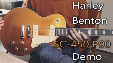 Harley Benton Sc 450 P90 Gt Classic Series Demo No Talking Youtube