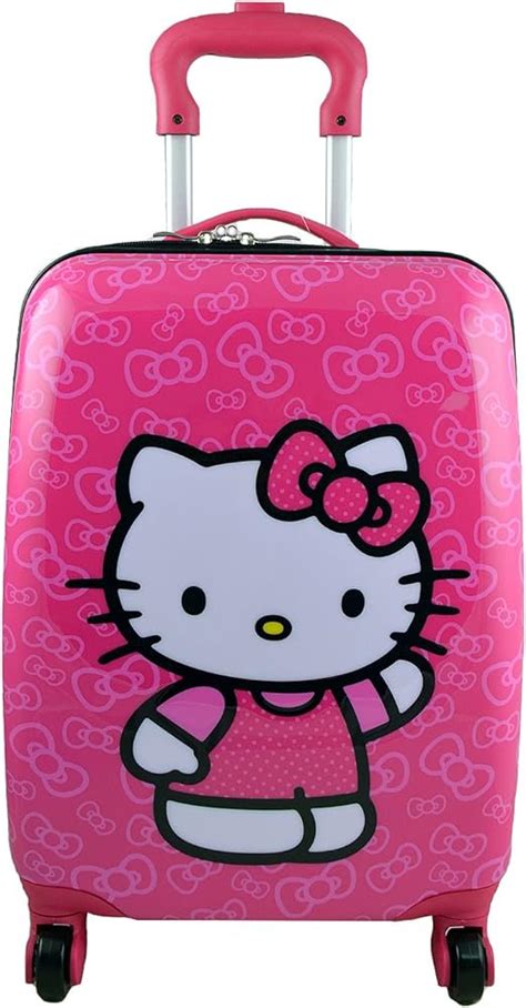 Hello Kitty Deluxe Hardshell Rolling Luggage Case Spinner Amazonca