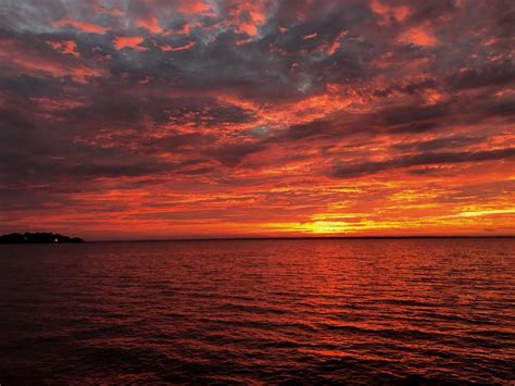 Red Sky In Morning Sailors Take Warning Monday Morning W Gary Smith Flickr