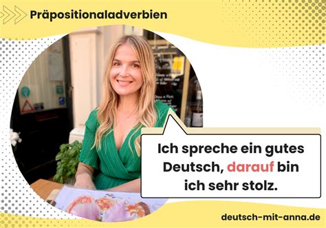 Präpositionaladverbien Pronominaladverbien Beispiele Liste