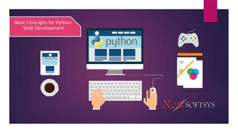 Web apps are often created using a framework. Basic concepts for python web development
