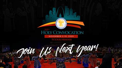 Home Off Season 112th Holy Convocation