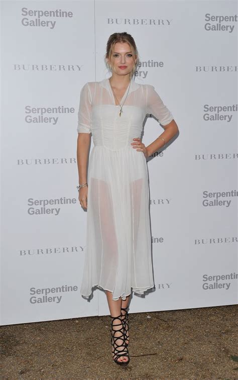 Lily Donaldson Attends The Burberry Serpentine Summer Party 2011