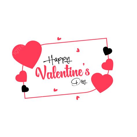 Happy Valentine Day Vector Art Png Happy Valentine S Day Designer With