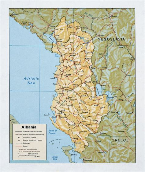 Map Of Albania Large Relief Map Worldofmaps Net Onlin Vrogue Co