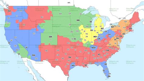 Nfl Week 11 Coverage Map 2023 Tv Schedule Channel And Broadcast