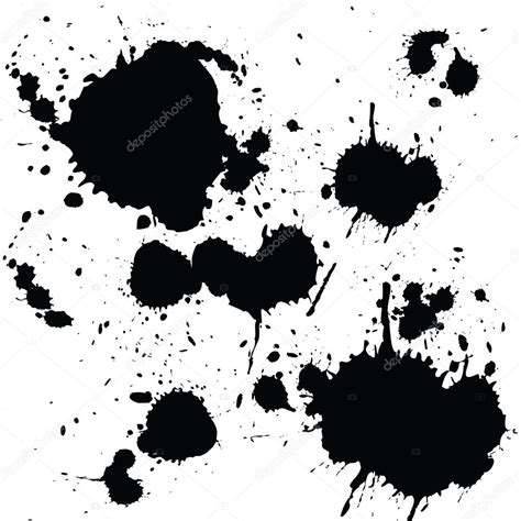 Black Ink Spots Stock Photo By ©hibrida13 2964357