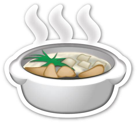 Pot Of Food Emojis Emoji Stickers And Emoji