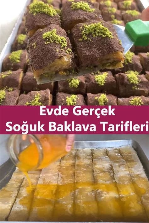 Evde Gerçek Soğuk Baklava Tarifleri Tatlı tarifleri Yemek tarifleri