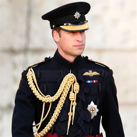 Prince William Looks Dashing In Black And Gold Irish Guards Uniform At
