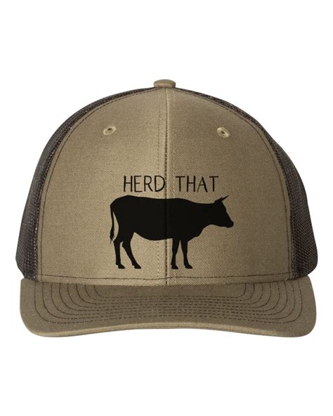 Cattle Hat Herd That Dairy Cattle Beef Hat Cattle Farmer Etsy