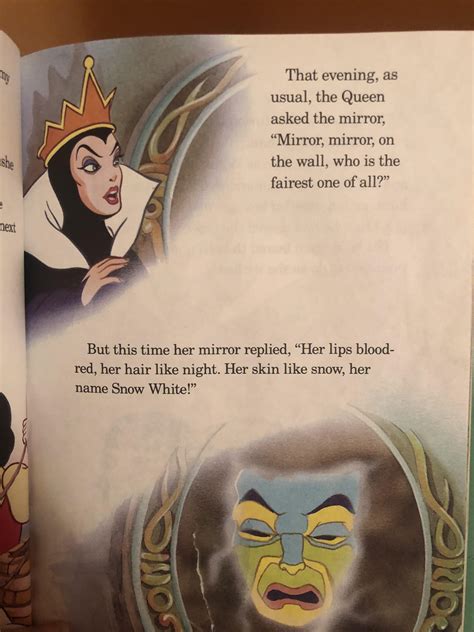 I Found A Mention Of “mirror Mirror” On The Wall In My Snow White Book