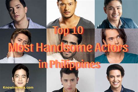 Top 10 Hottest And Most Handsome Filipino Actors 2023