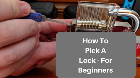 How To Pick A Lock For Beginners Youtube