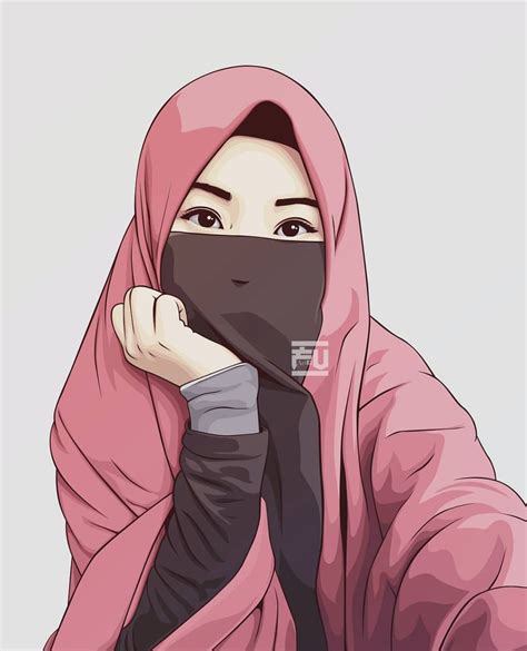 Gambar Tutorial Hijab Ala Kartun Ragam Muslim