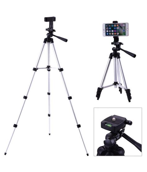 3110 Tripod Stand For Phone And Camera Adjustable Aluminium Alloy