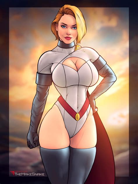 Power Girl By Themakesnake On Deviantart