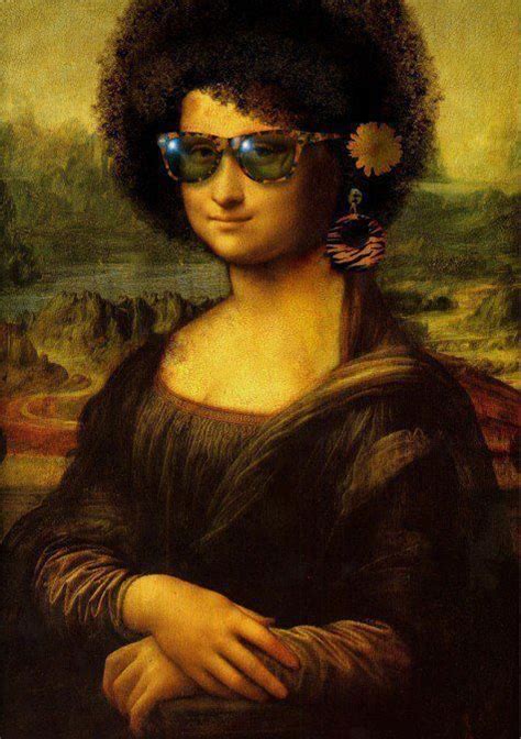 Afro Mona Think The Flower Get Best Of Her Appearance Histoire De L Art La Joconde