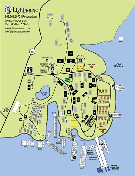 Property Map Lighthouse Resort Marina