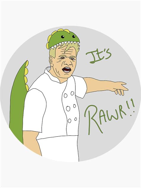 Its Rawr Sticker For Sale By Gretadesigns Redbubble