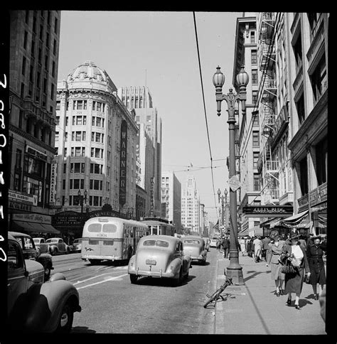 Us Street Scene Los Angeles 1942 Street Scenes Los Angeles