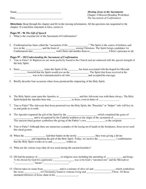 19 Christian Marriage Worksheets