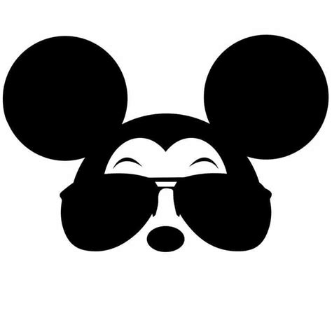 Mickey Sunglasses Free Svg And  File In 2021 Disney Tshirts