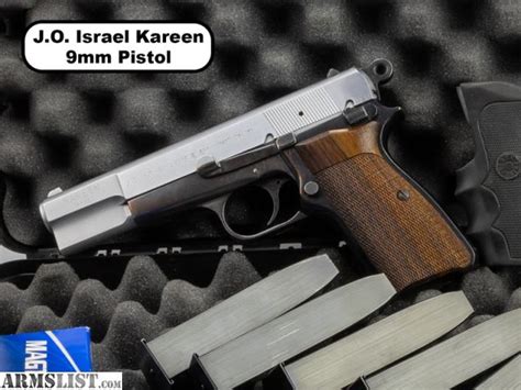 Armslist For Sale Jo Israel Kareen Aka Israeli Browning Hi Power