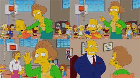 The Simpsons Mrs Krabappel Slaps Bart By Dlee1293847 On Deviantart