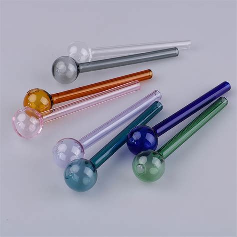 Creative Borosilicate Glass Tube Pipe Tobacco Oil Burner Pipes For Smoker T To Friends In