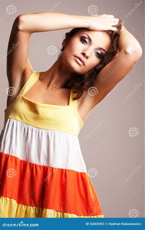 Fashion Girl Posing Stock Image Image Of Adults Business 5442693