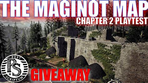 The Maginot Map Of Chapter 2 Post Scriptum Playtest GIVEAWAY YouTube