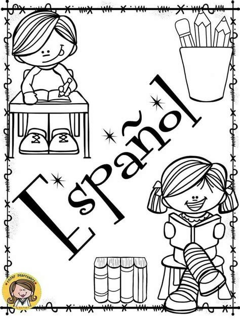 Portada Español Decoraciones Escolares Caratulas Para Cuadernos
