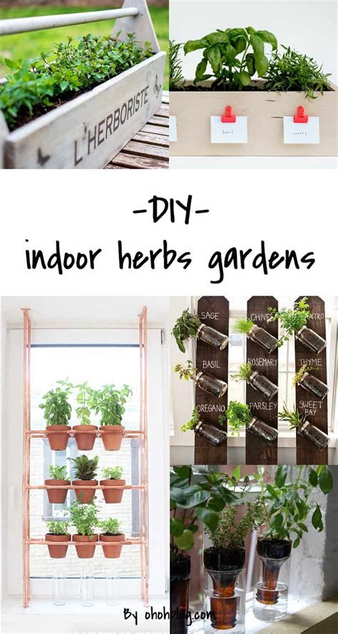 21 Diy Indoor Herbs Garden Ideas Ohoh Deco In 2020 Diy Herb Garden