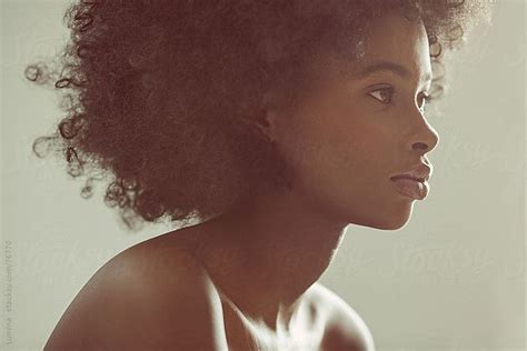 Beauty Portrait Of A Young African Woman By Stocksy Contributor Lumina Beauty Portrait