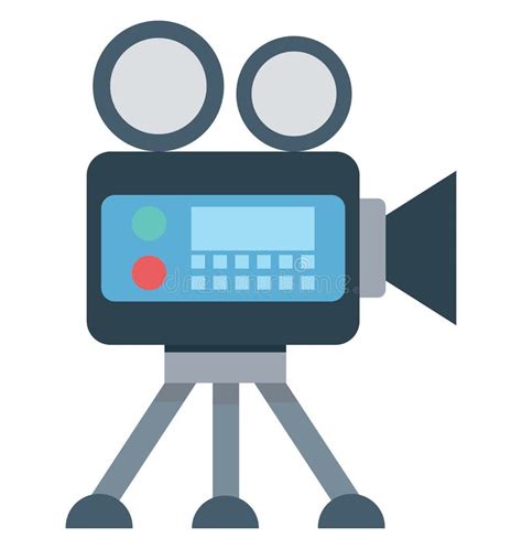 Video Camera Vector Isolated Vector Icons That Can Be Easily Modified