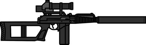 Walfas Weapons Vsk 94 Sniper Rifle By Red Imprisoner On Deviantart