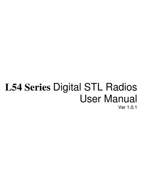 Dts L54 Series User Manual Pdf Download Manualslib