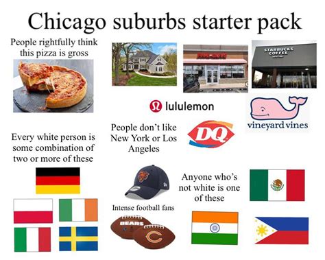 Chicago Suburbs Starter Pack Rstarterpack